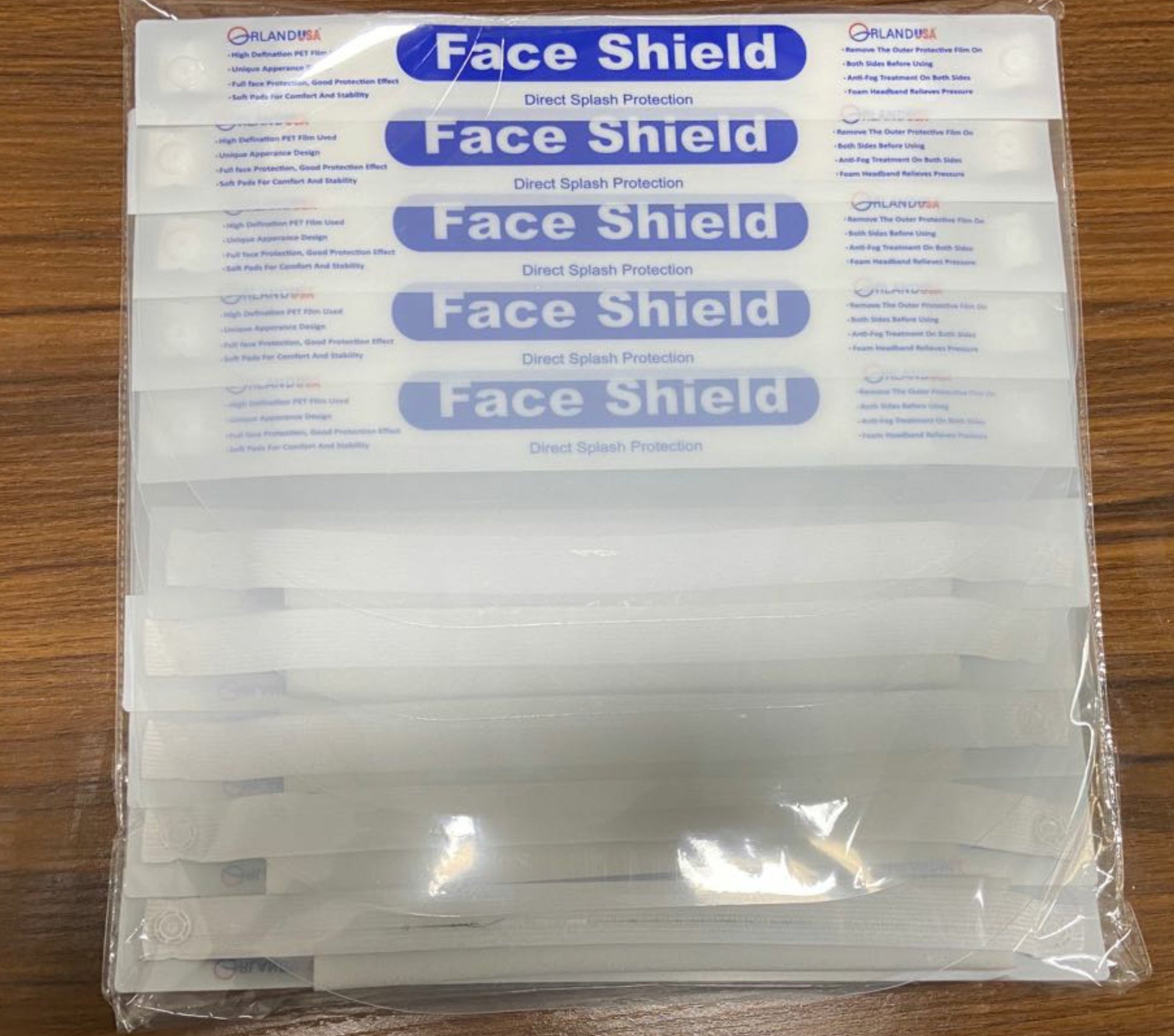 Face Shield Clear Anti-Fog Reusable Masks